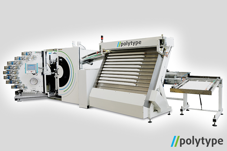 OMV dry-offset printing machine - model BDM682